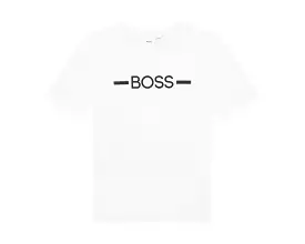 Hugo Boss Kids' J25N29 10B White T-Shirt