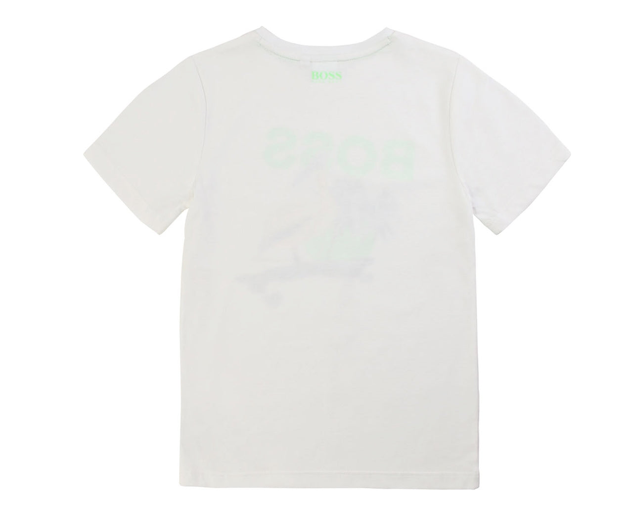 Hugo Boss Kids White Crew Neck T-Shirt