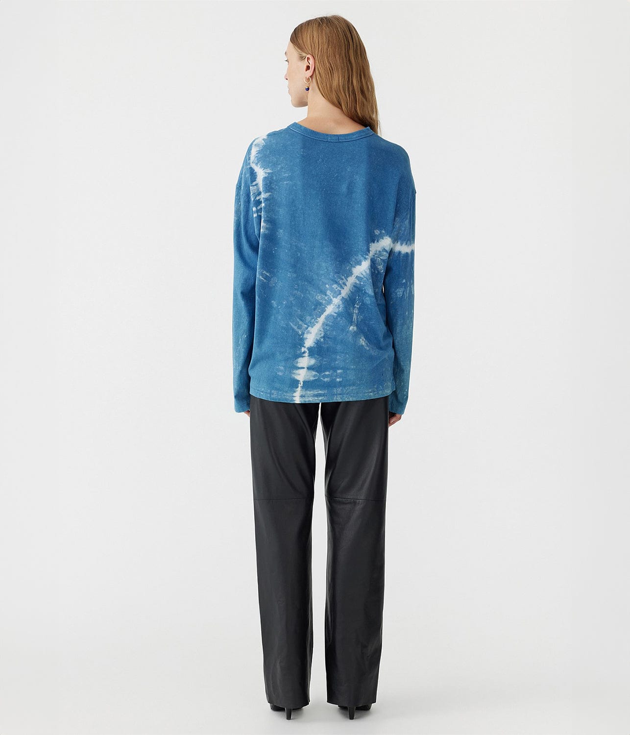 Indigo Dye Long Sleeve Tee