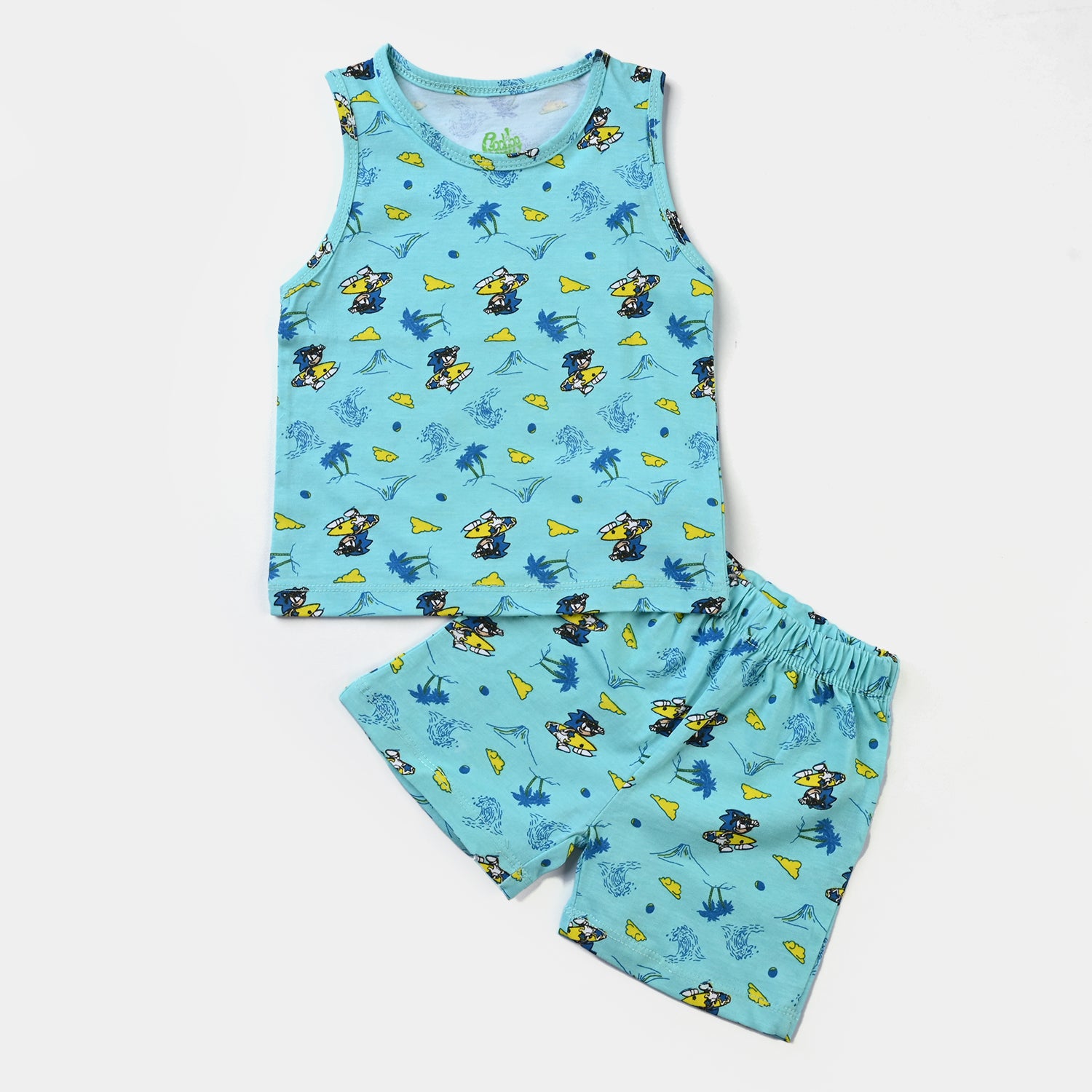 Infant Boys Turquoise Character Knitted Suit