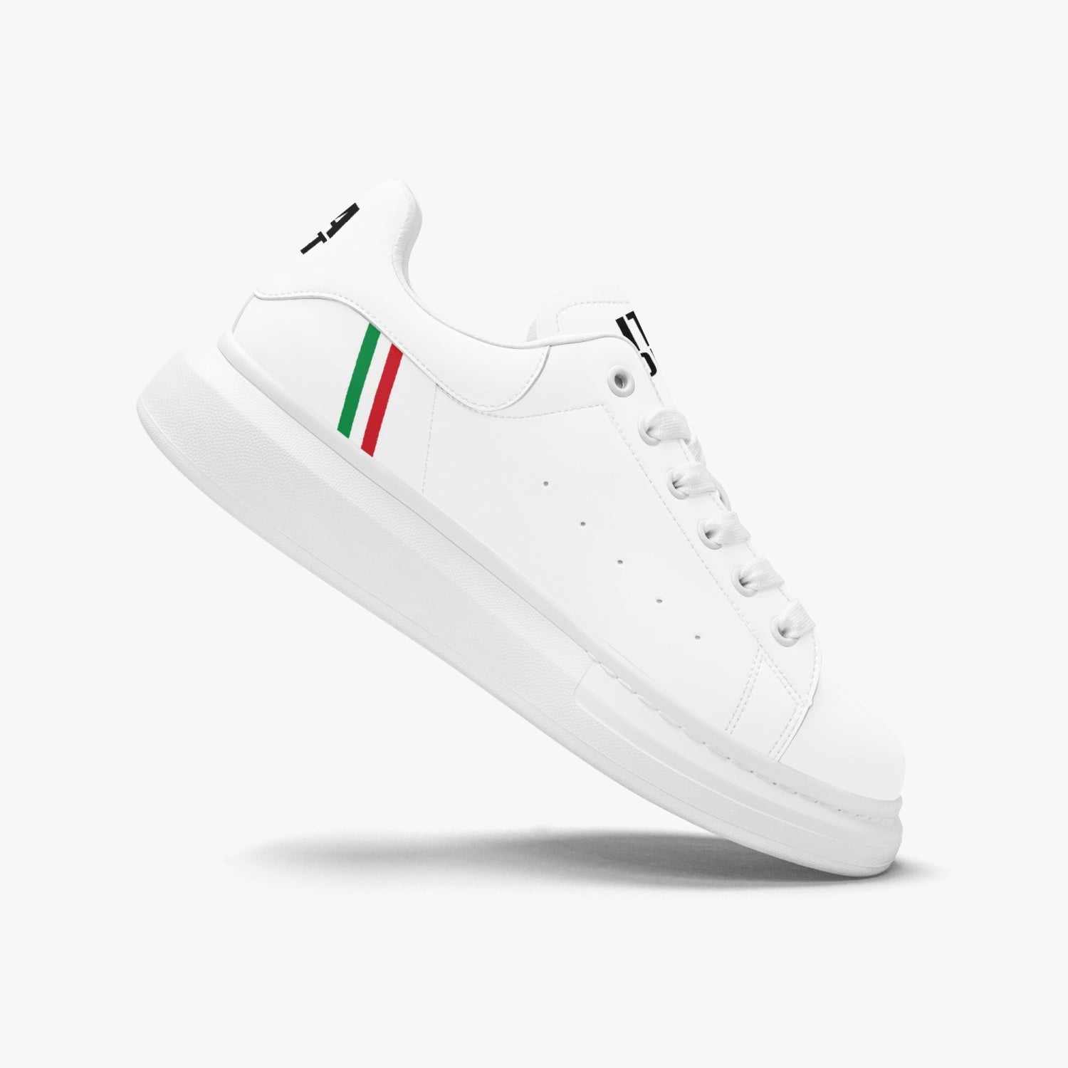 Italian Stripe Leather Oversized Sneakers Italia District