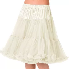 Ivory Vintage Rockabilly 50s Petticoat Skirt with Extra Volume