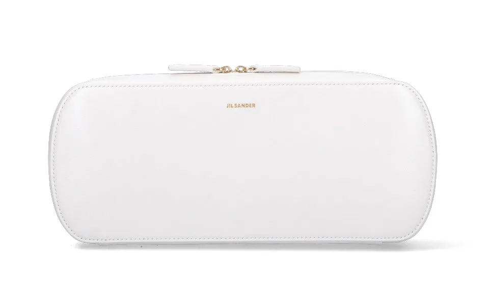 Jil Sander Crossbody Bag - Medium Size with Logo Embossing