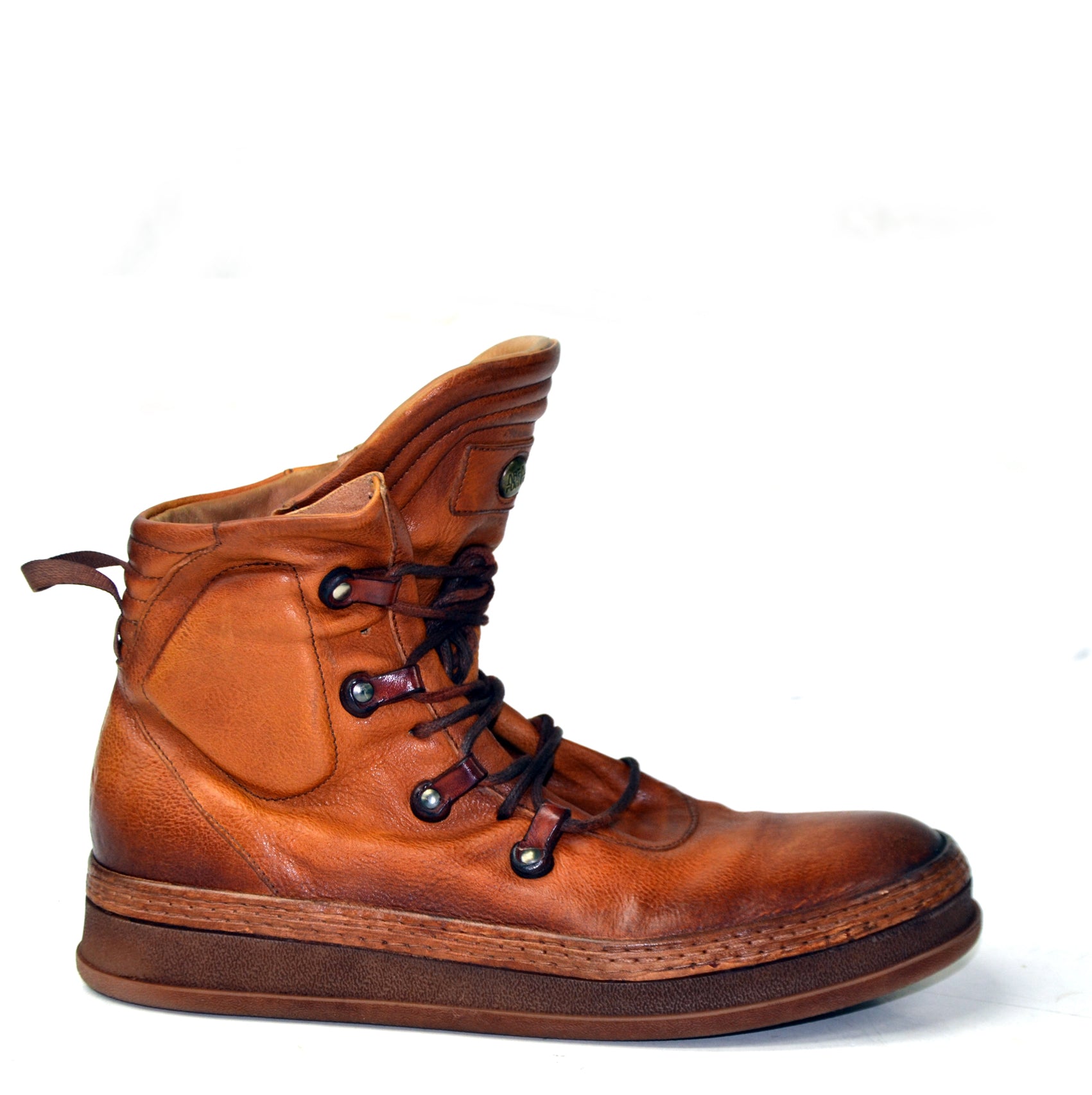 Kareem leather high-top sneakers