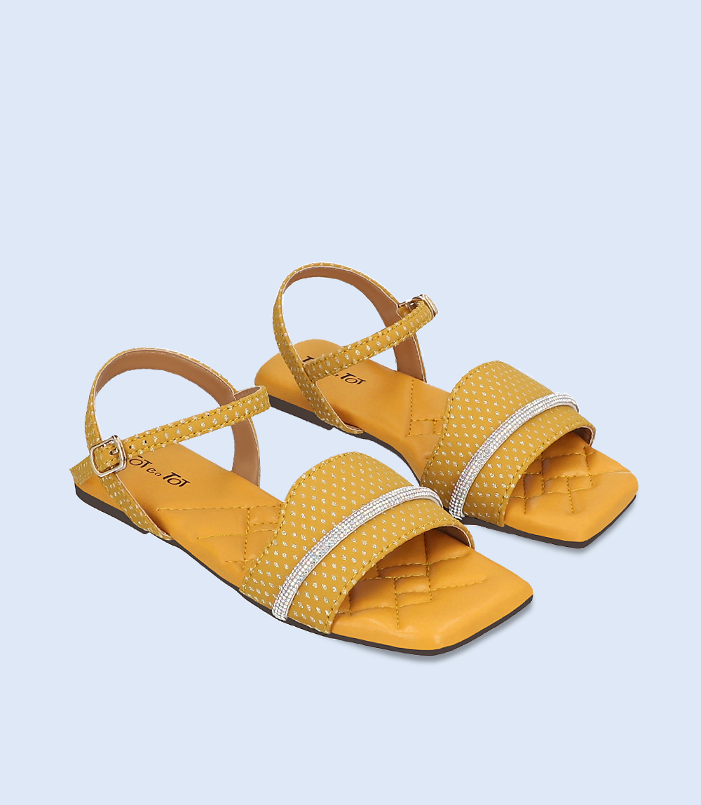 KG0027 Mustard Girls Sandals