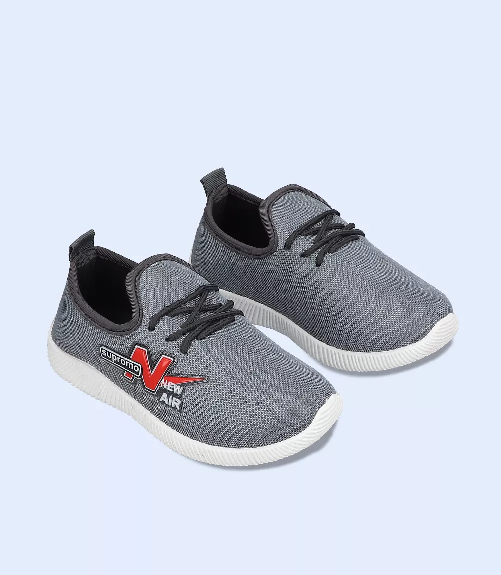 KG0085 Grey Girls Casual Sneakers