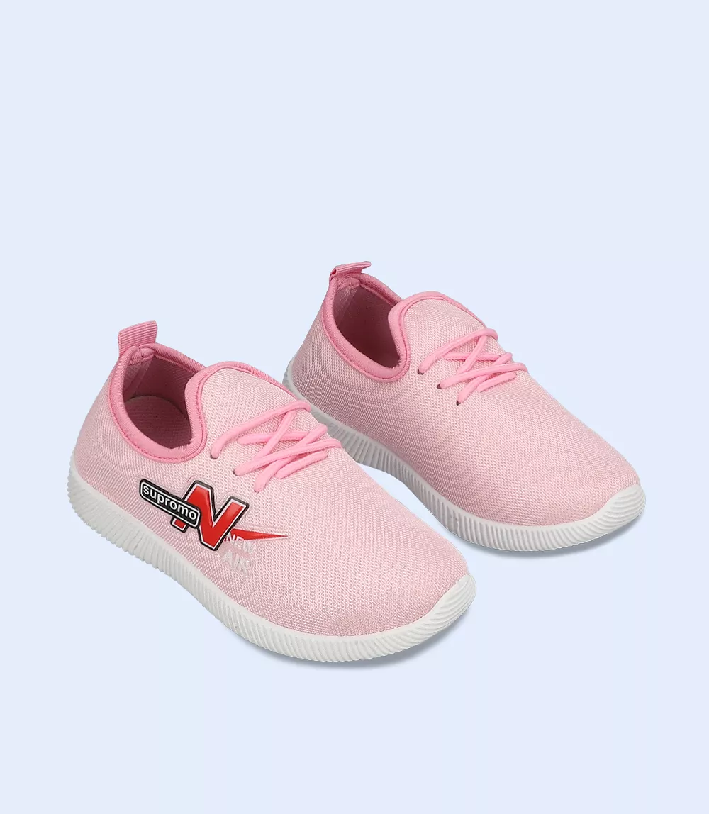 KG0085 Pink Girls Casual Sneakers