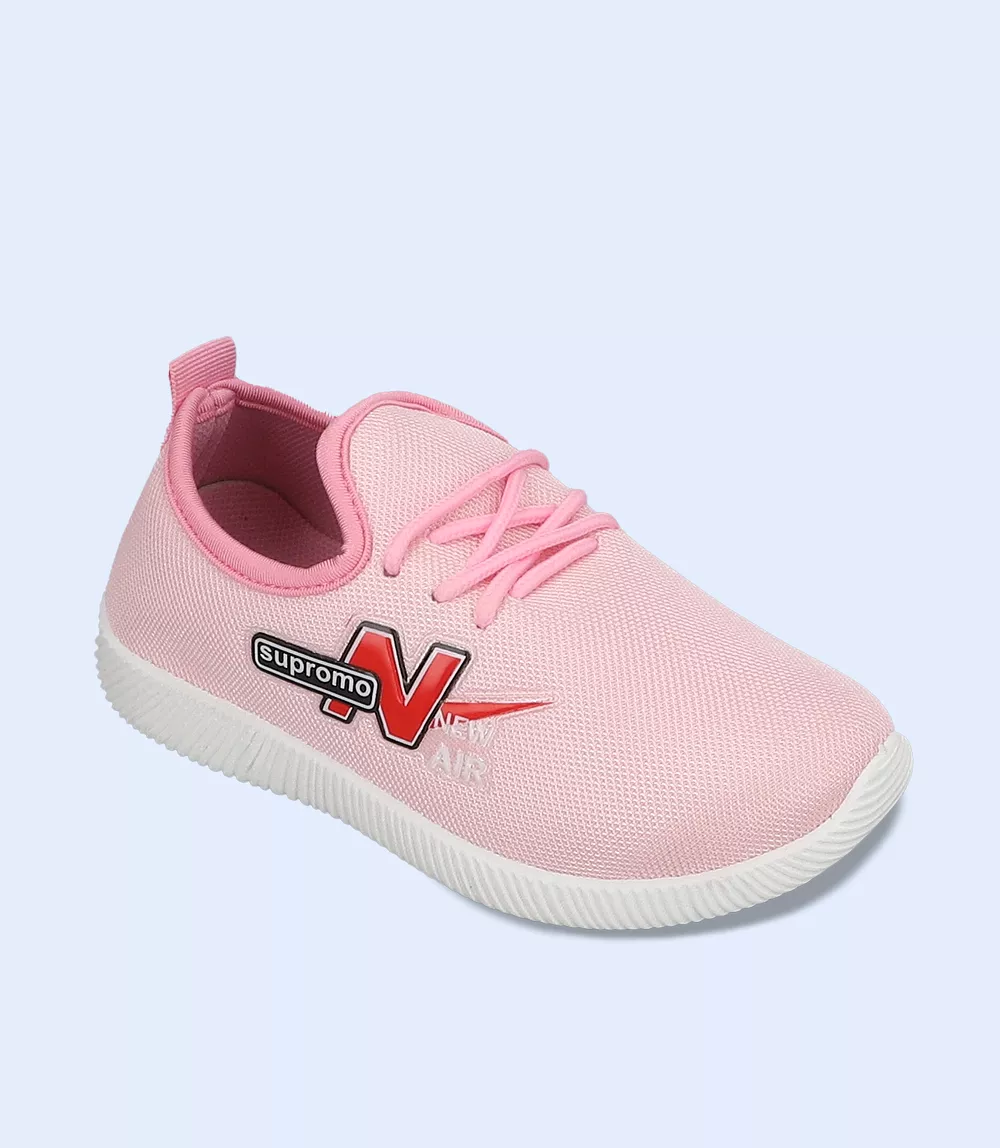 KG0085 Pink Girls Casual Sneakers