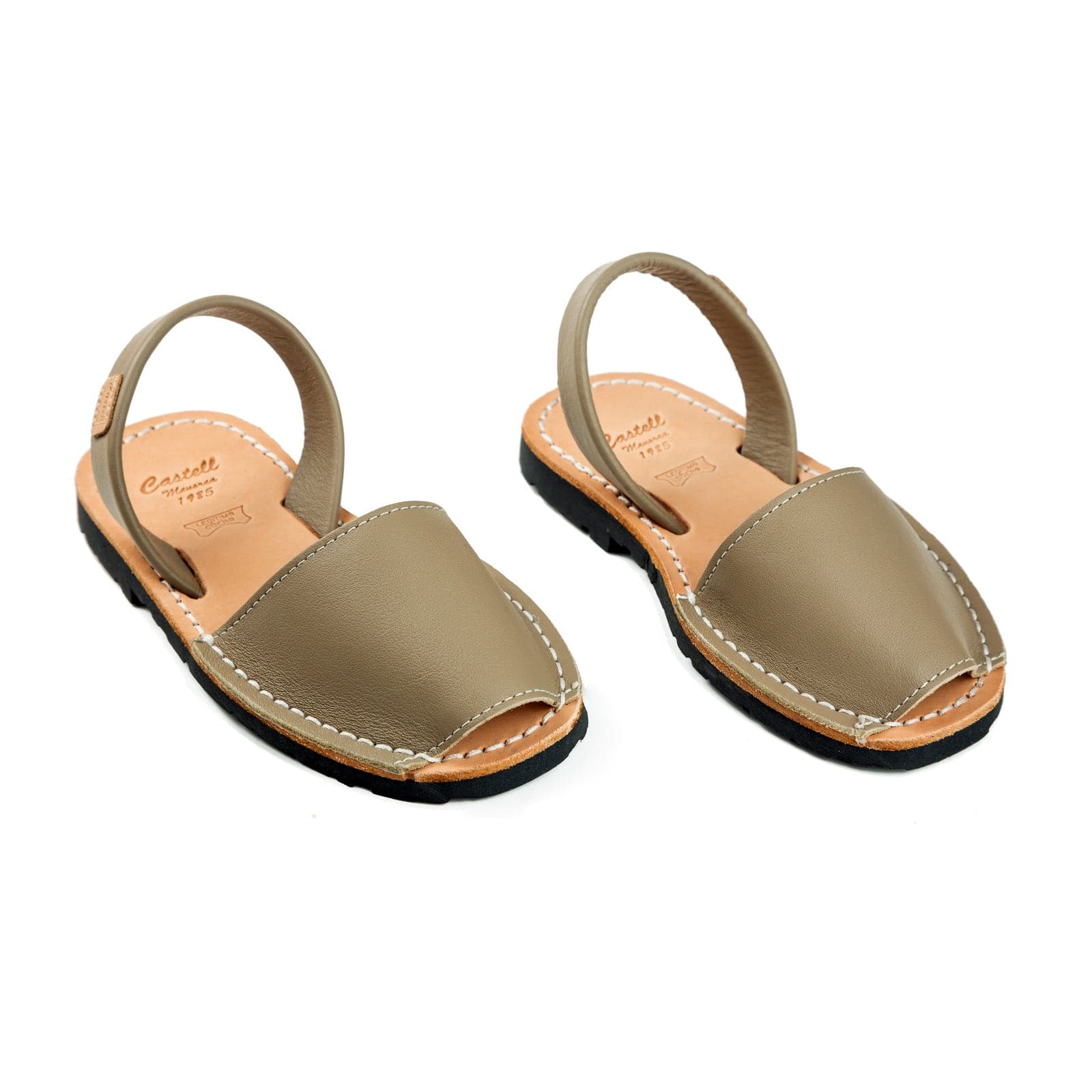 Kids Leather Menorcan Sandals - Iker 1097 Tuscany