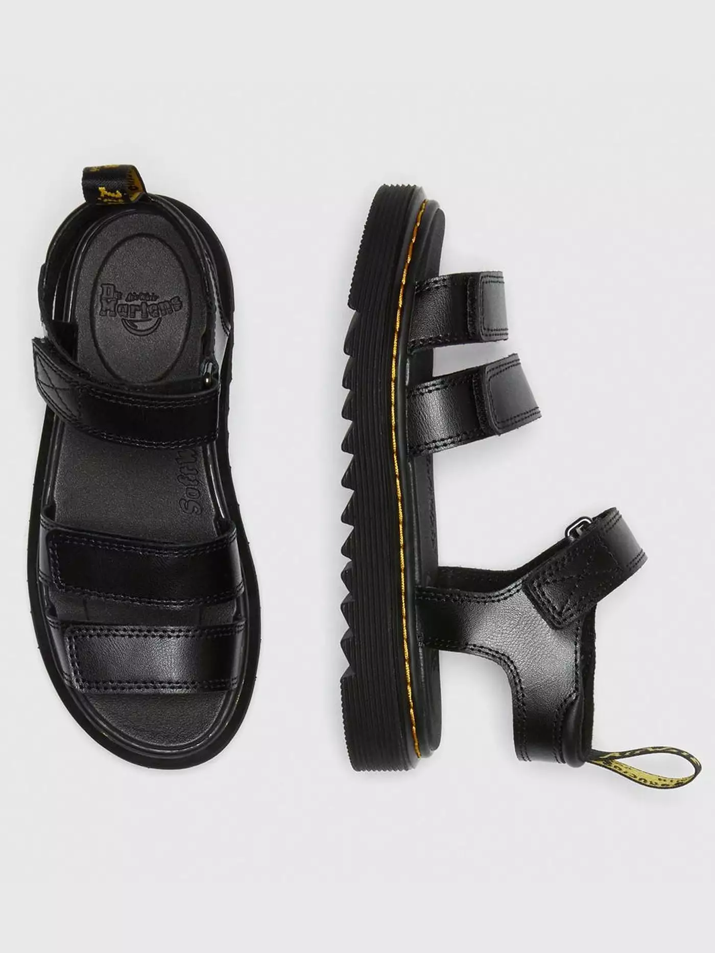 Klaire T Lamper Children's Black Sandals