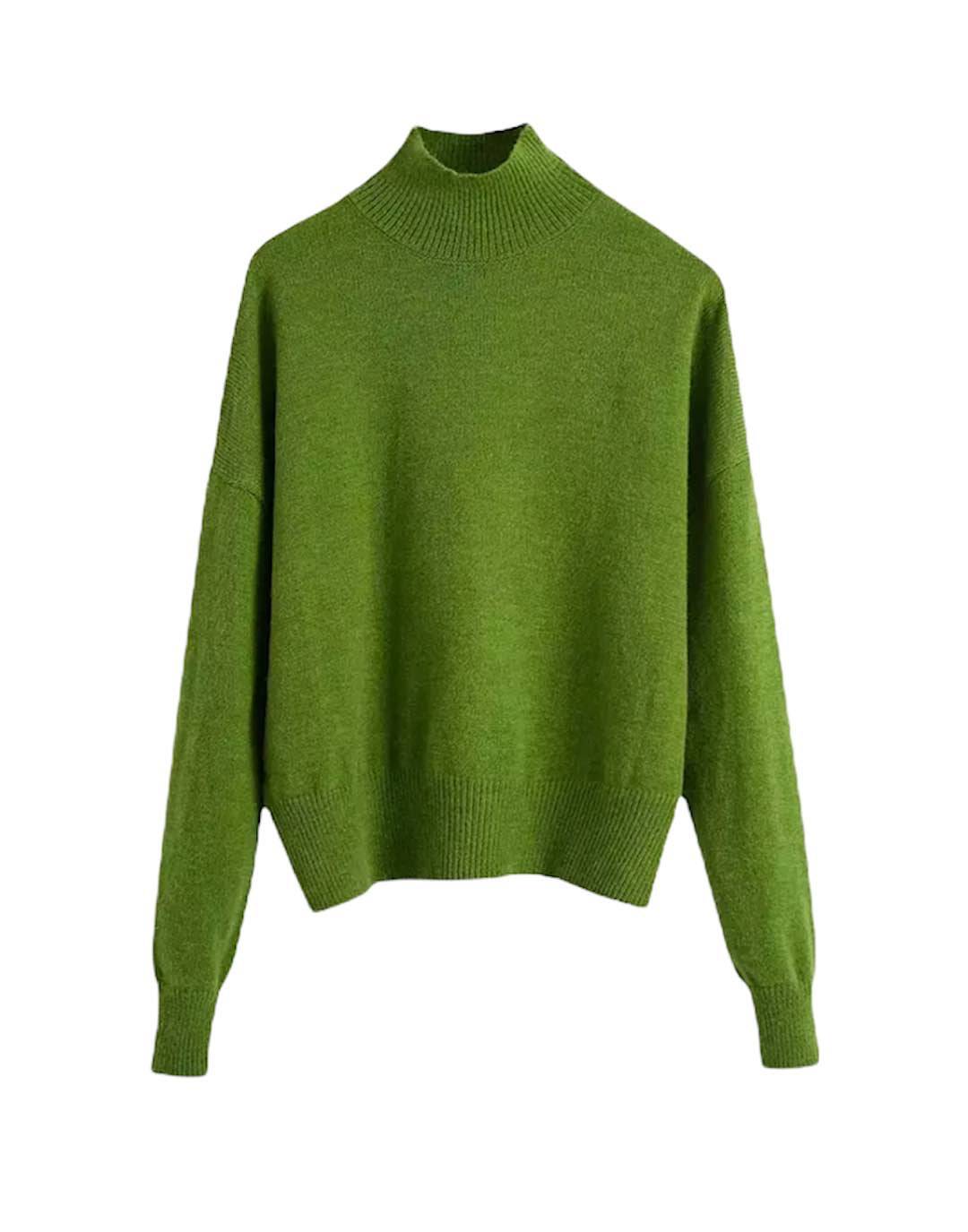 Knitted turtleneck sweater