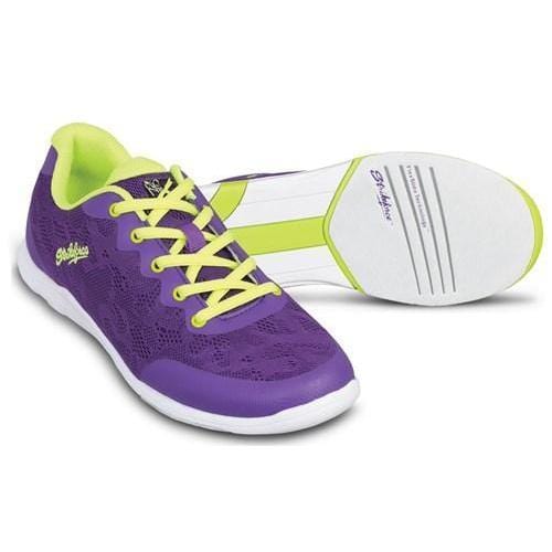 KR Purple Yellow Bowling Shoes