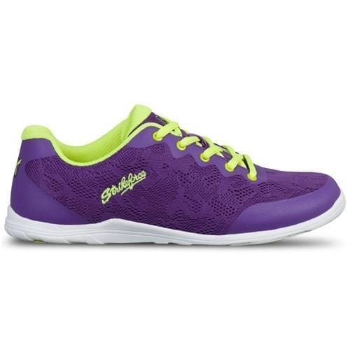 KR Purple Yellow Bowling Shoes