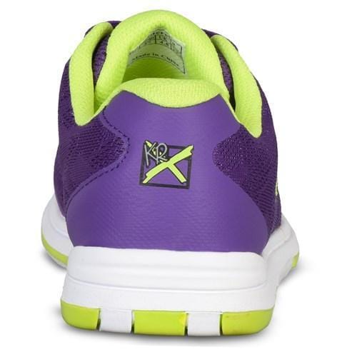 KR Purple Yellow Bowling Shoes