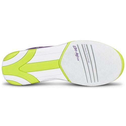 KR Purple Yellow Bowling Shoes