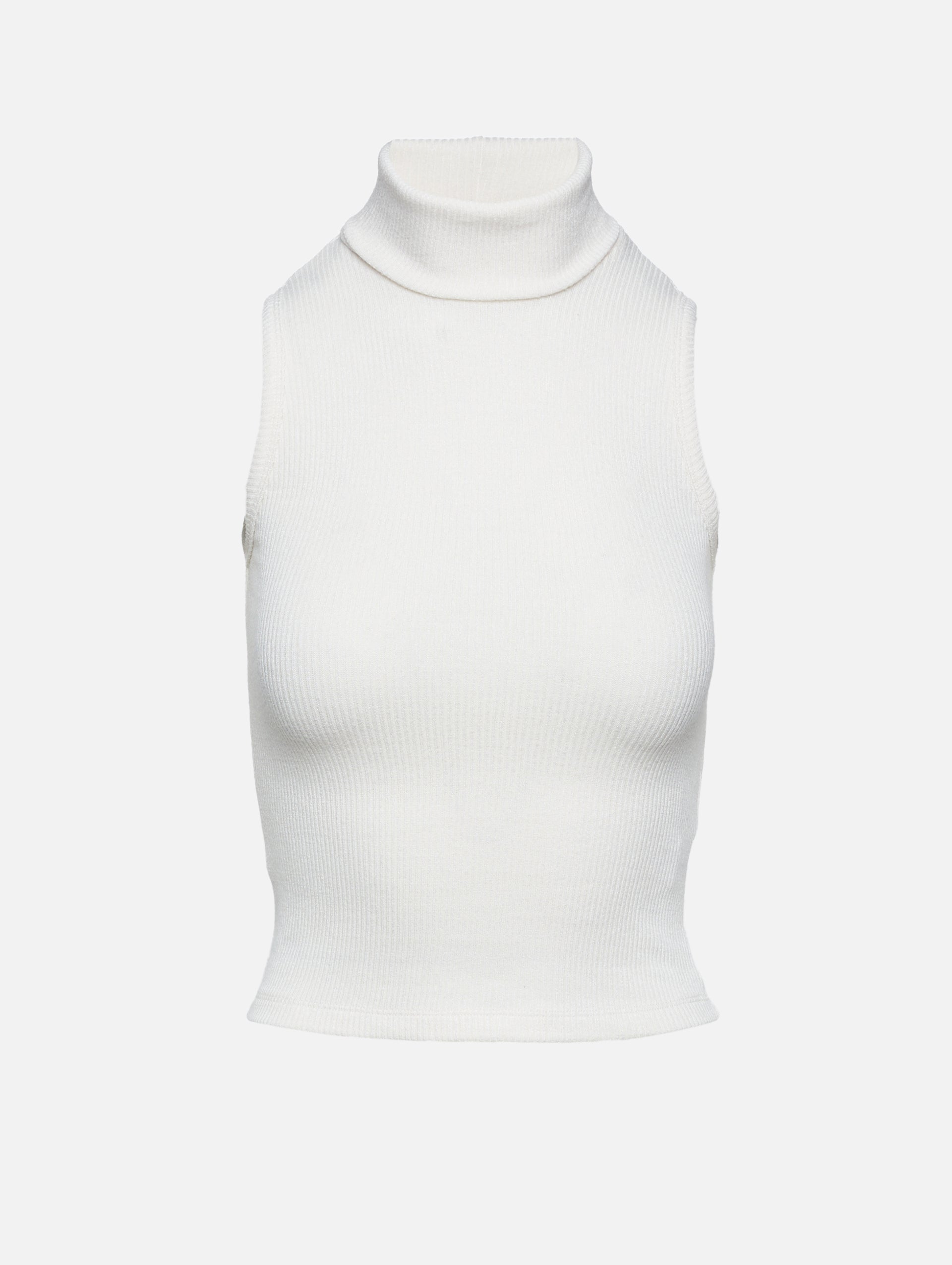 Krista Sleeveless Turtleneck Blouse