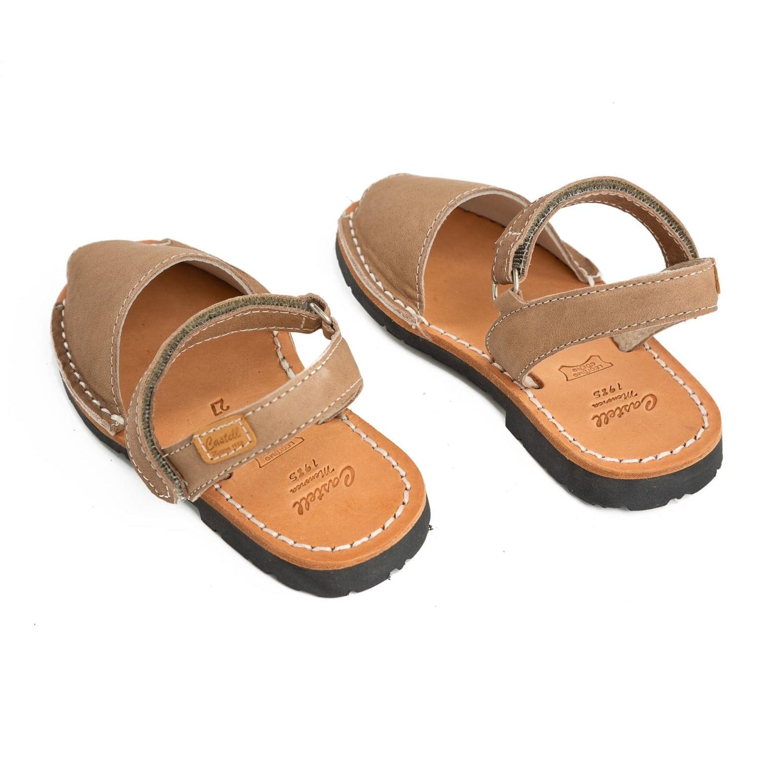 Leather Kids Menorcan Sandal - Iker 1002 Tuscany