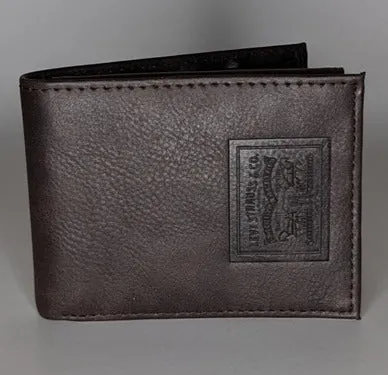 Levi's RFID Trifold Wallet for Identity Theft Protection - Brown