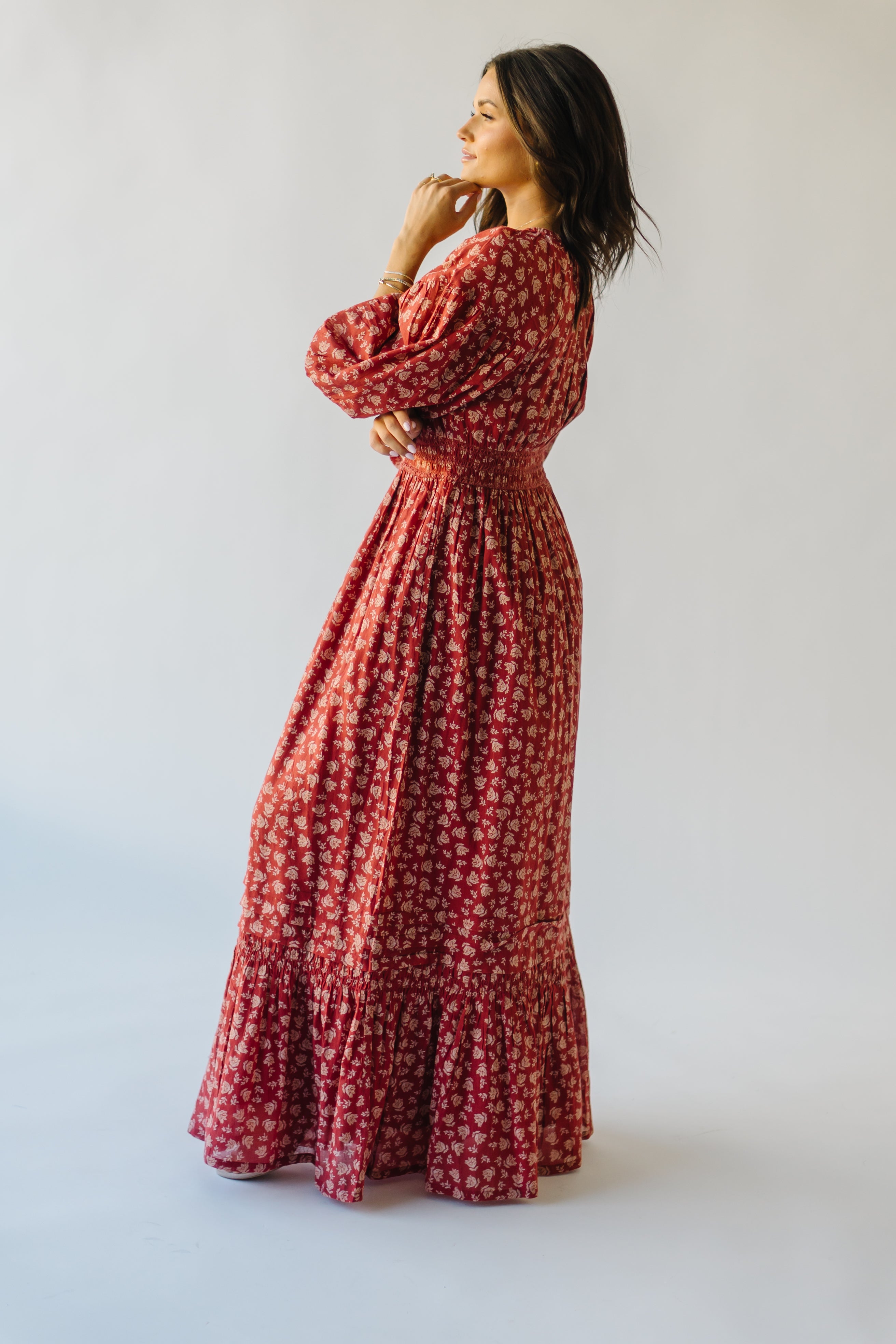 Lewiston Maxi Dress Antique Brick