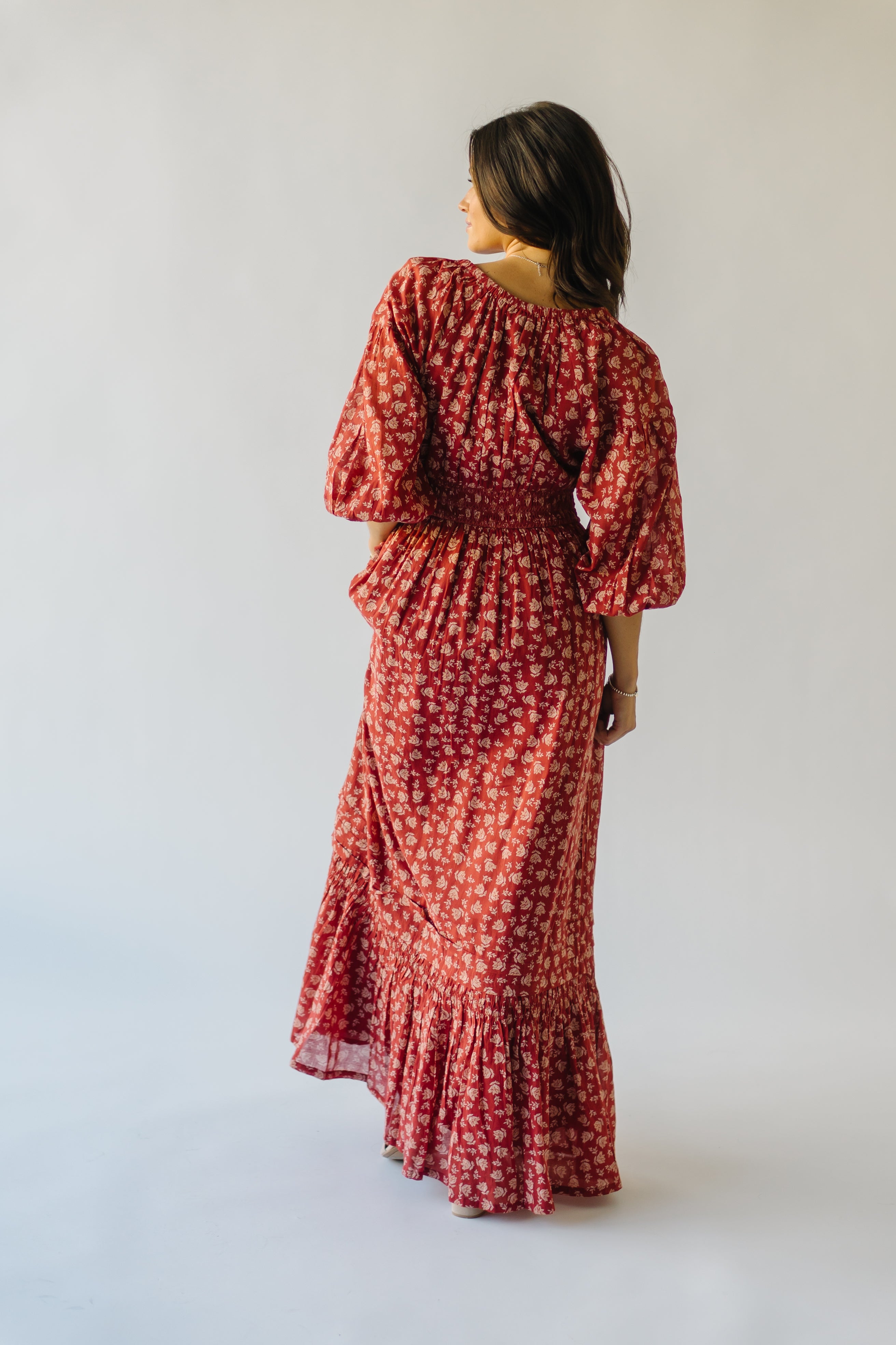 Lewiston Maxi Dress Antique Brick