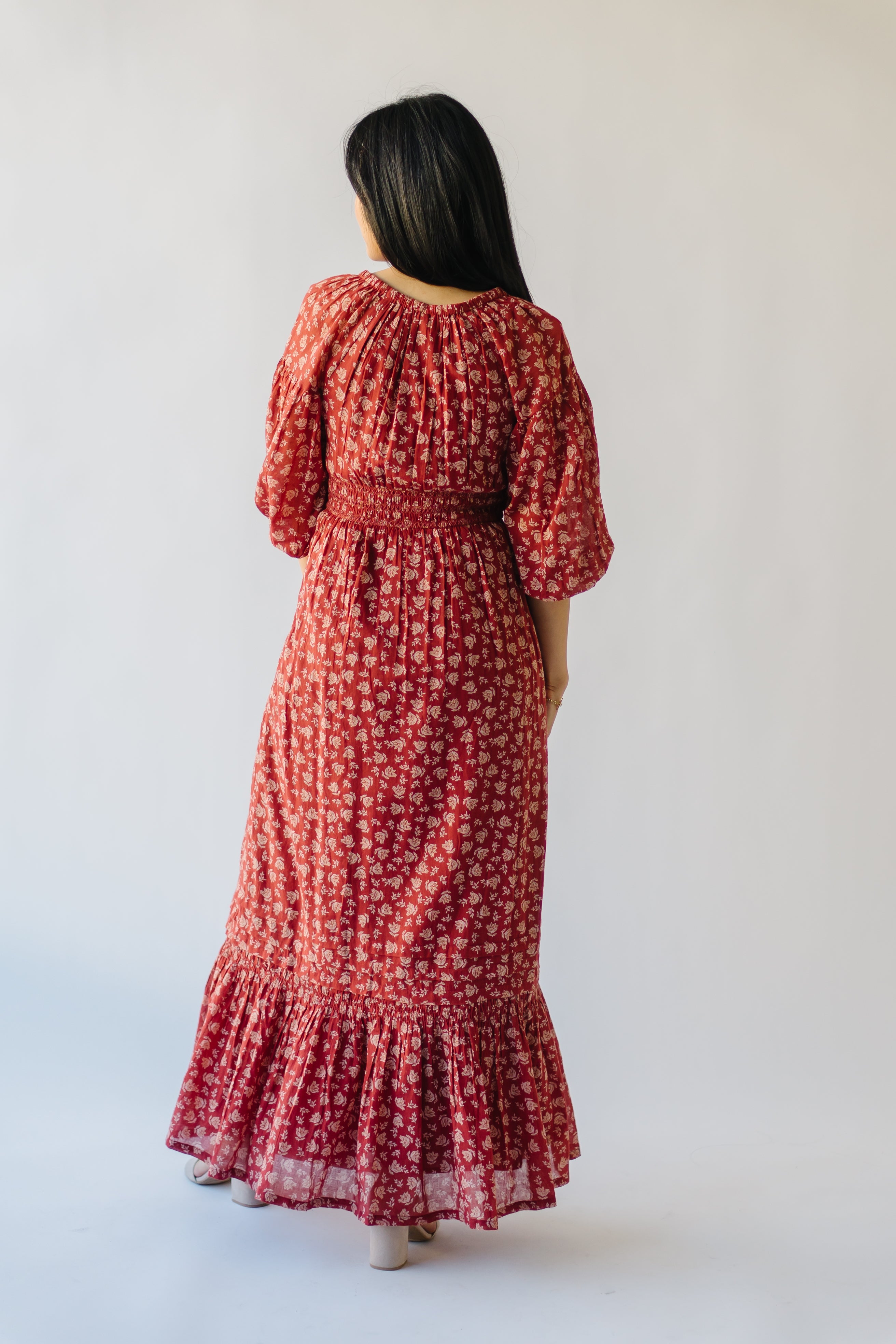 Lewiston Maxi Dress Antique Brick