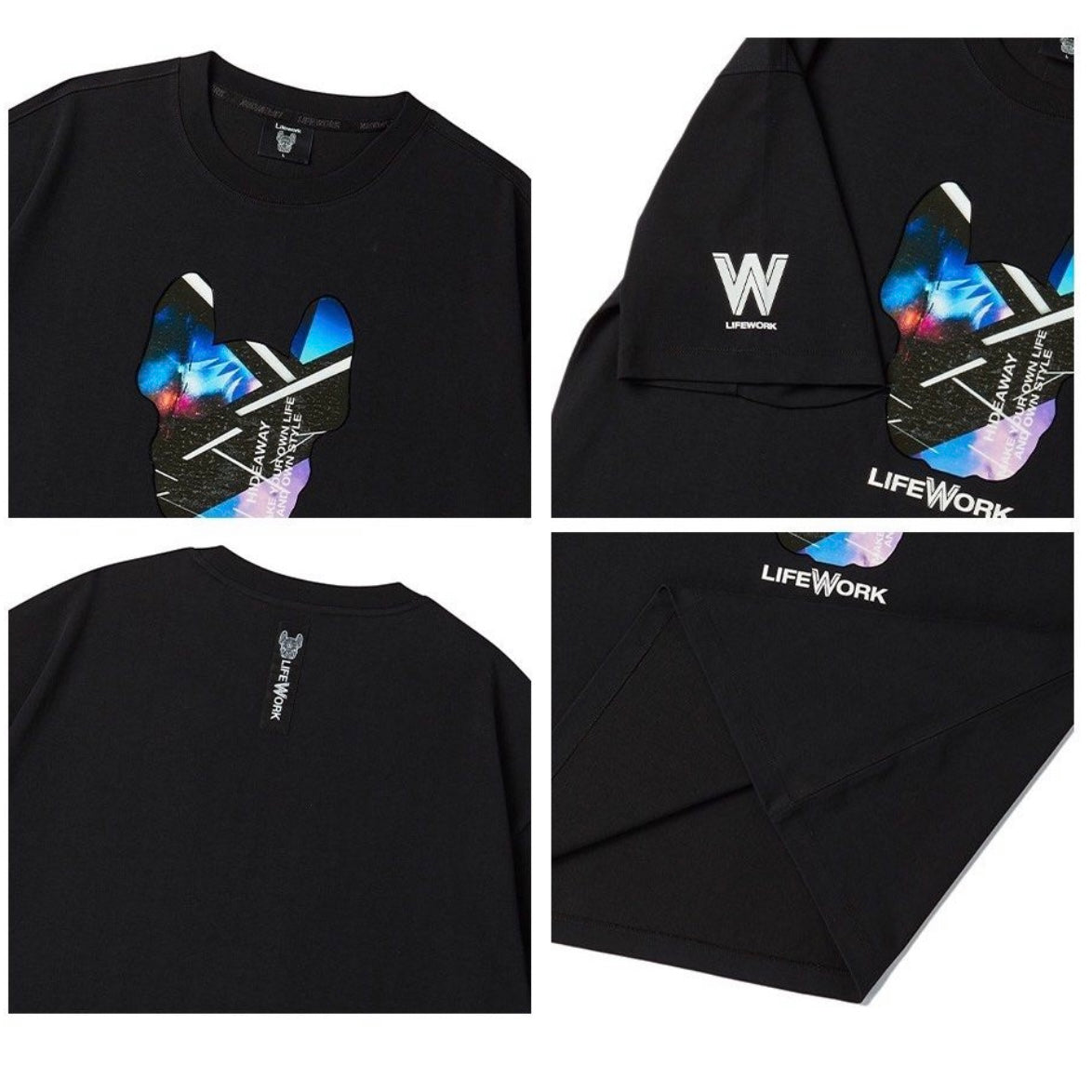 LifeWork Film Tee Black