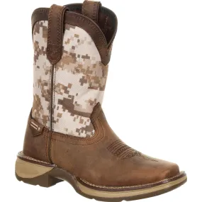 Durango Lil' Rebel Little Kids Desert Camo Western Boot