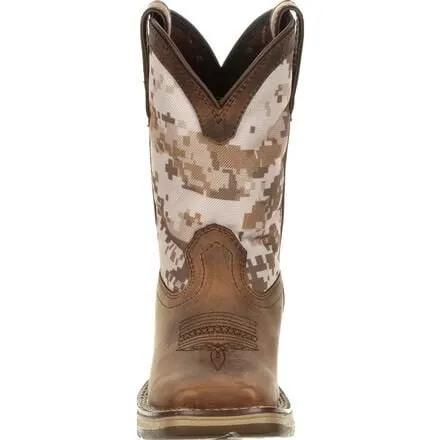 Durango Lil' Rebel Little Kids Desert Camo Western Boot