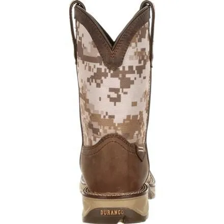 Durango Lil' Rebel Little Kids Desert Camo Western Boot