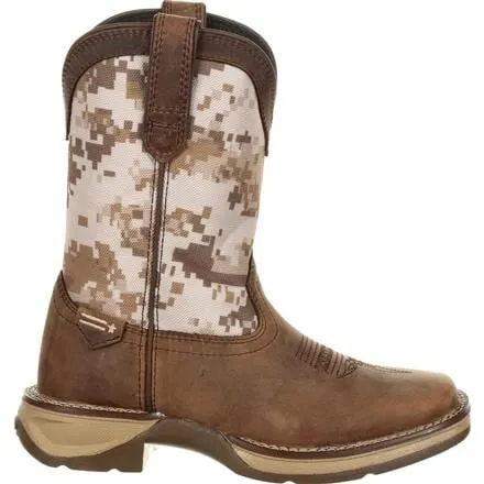 Durango Lil' Rebel Little Kids Desert Camo Western Boot