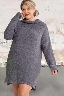 Longsleeve Bouclé Sweater Dress