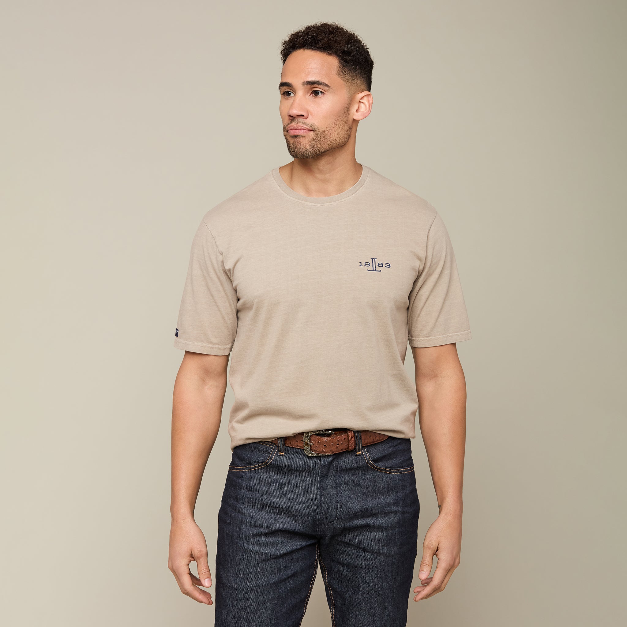 Lucchese Sand Heritage Tee