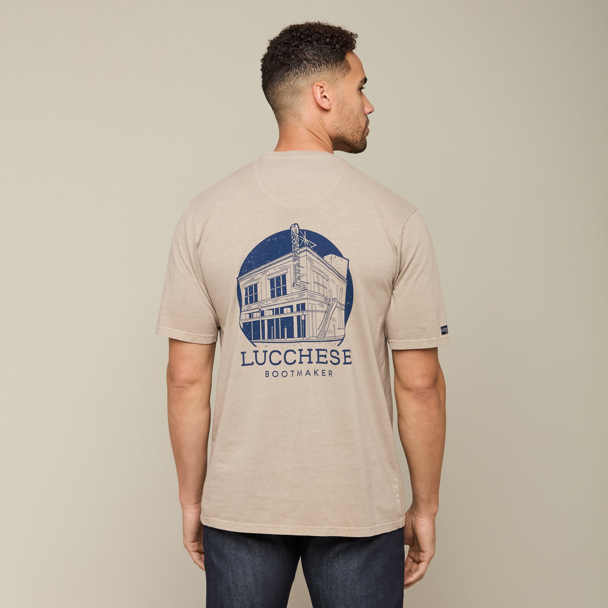 Lucchese Sand Heritage Tee