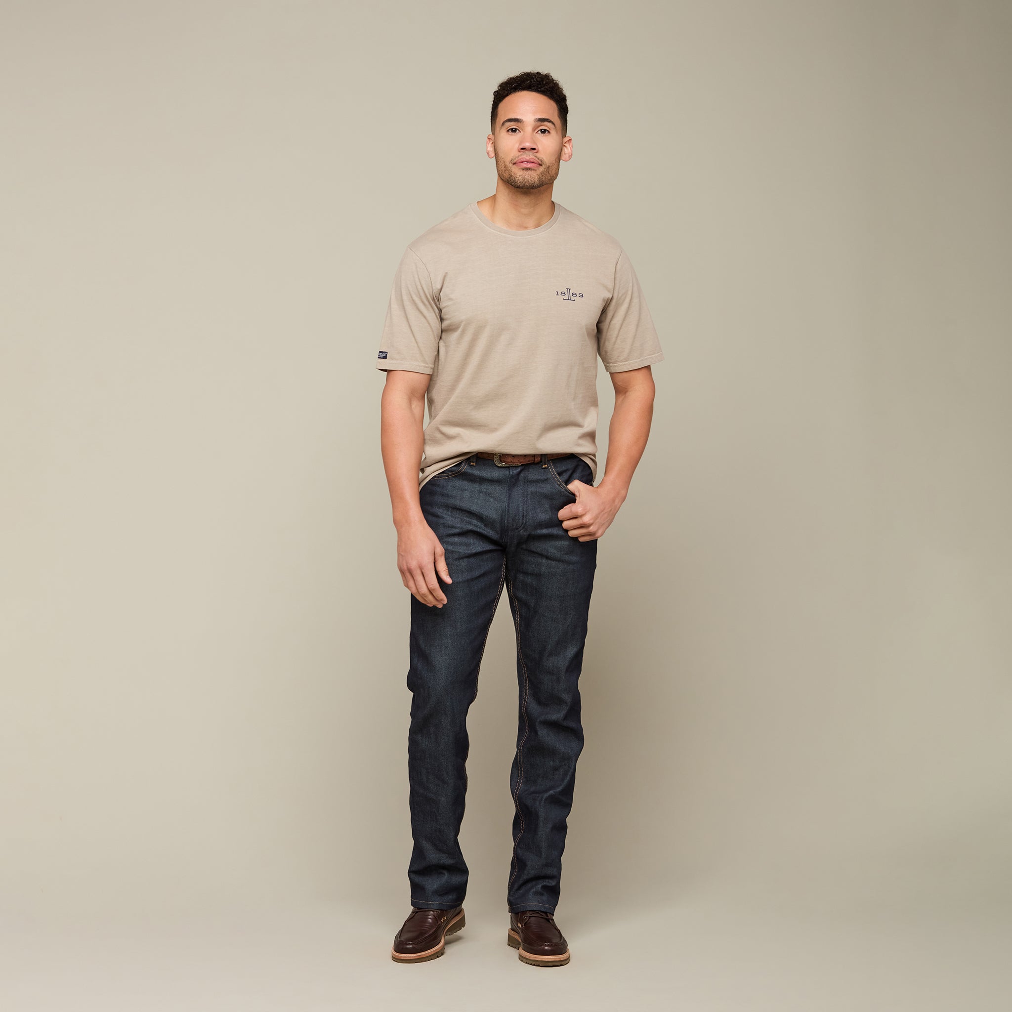 Lucchese Sand Heritage Tee