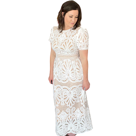 Maxi Dress - Crochet Lace - Romantic Nights - Google SEO