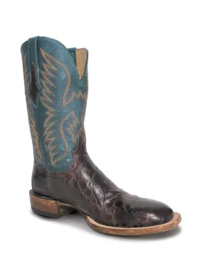 Lucchese Barrel Brown Giant Gator Boot for Men