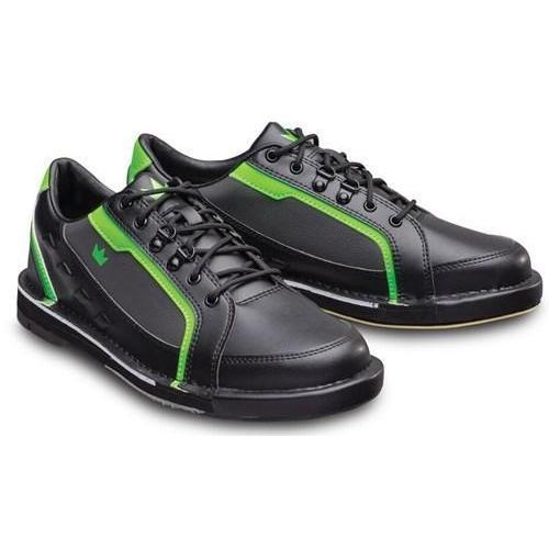 Mens Punisher Black Neon Green Right Hand Bowling Shoes - Brunswick