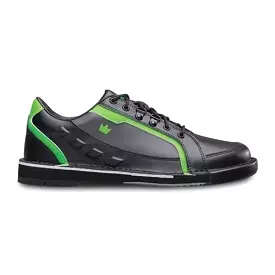 Mens Punisher Black Neon Green Right Hand Bowling Shoes - Brunswick