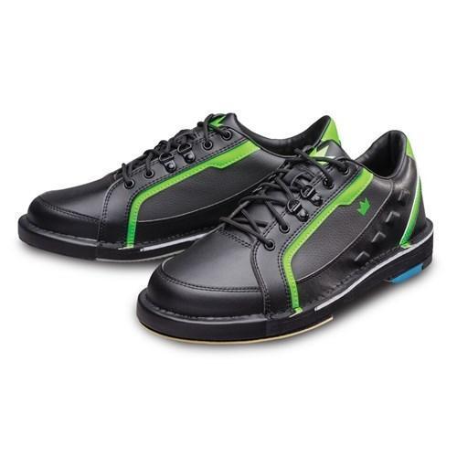 Mens Punisher Black Neon Green Right Hand Bowling Shoes - Brunswick