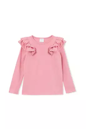 Milky Pink Frill T-Shirt