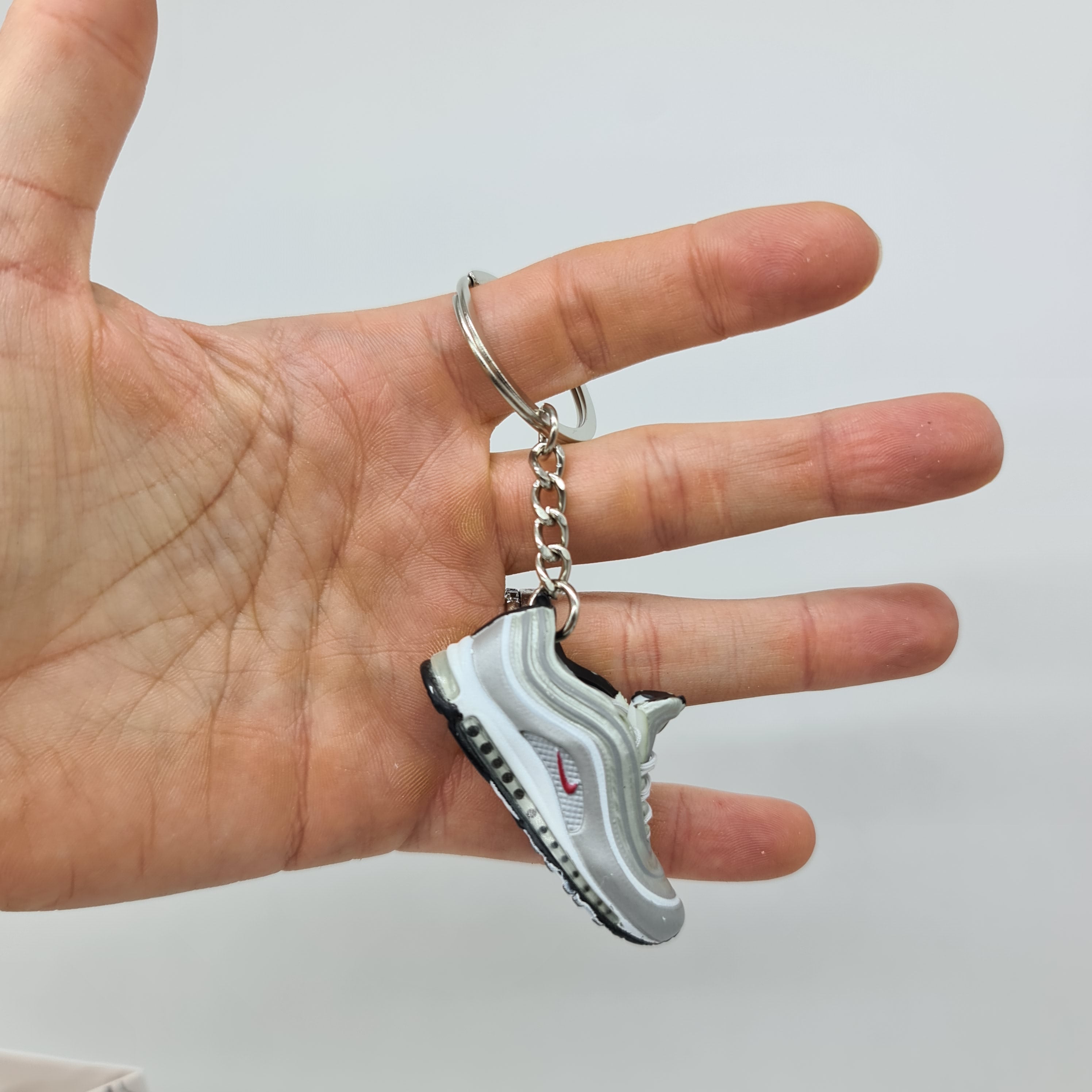 Mini Air Max 97 Silver Sneaker Keyring