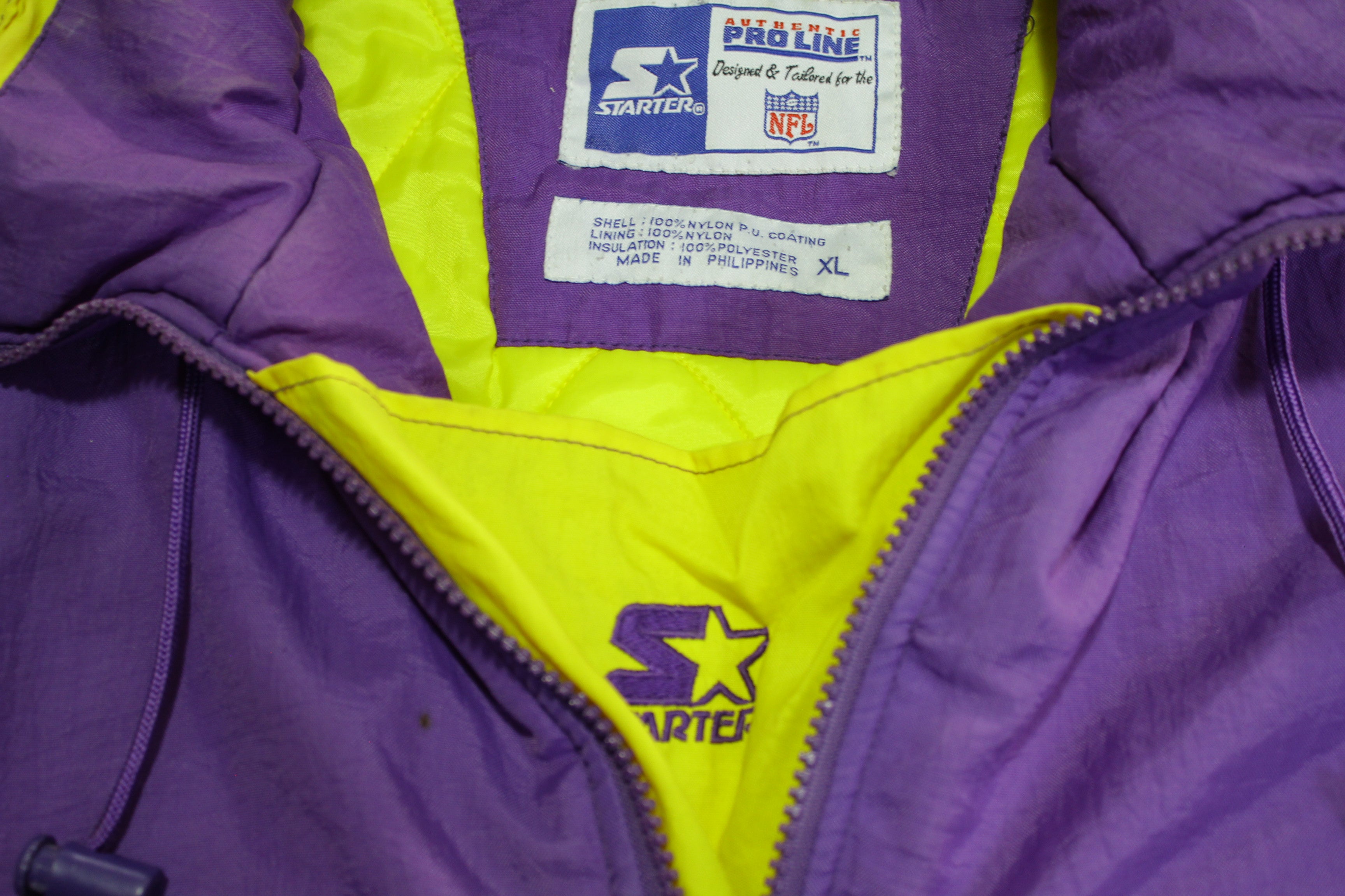 Minnesota Vikings vintage parka starter jacket