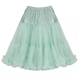 Mint Green Net Vintage Rockabilly 1950s Petticoat Skirt - EXTRA Volume