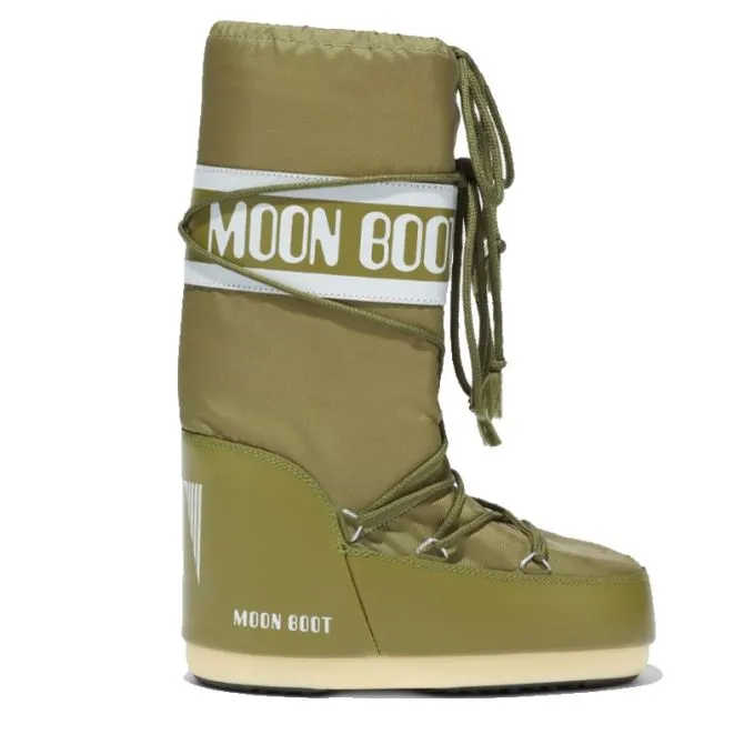 Moon Boot Classic Icon Nylon Kaki 14004400-083