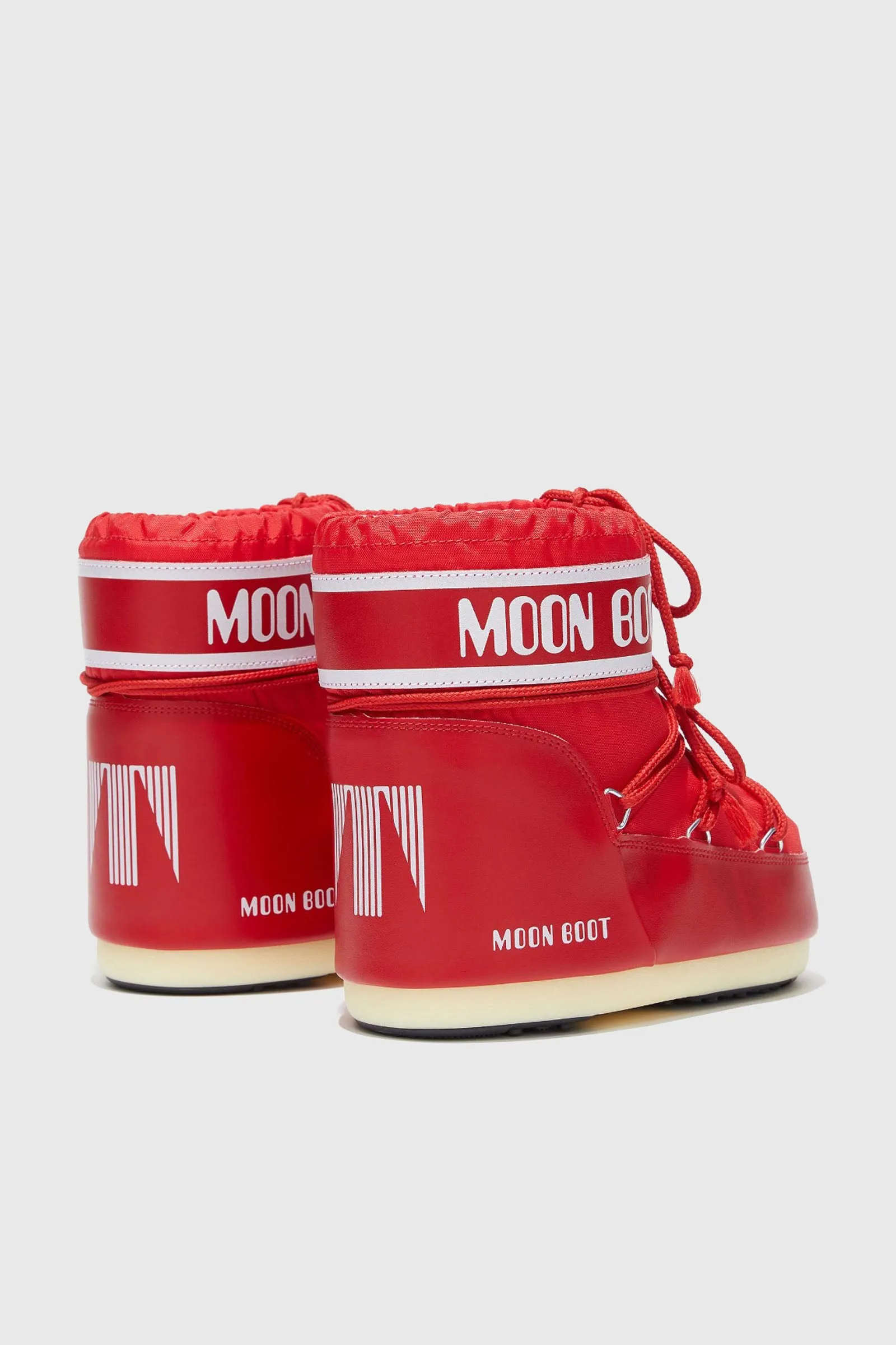 Moon Boot Low Nylon Red Women's Icon Boot