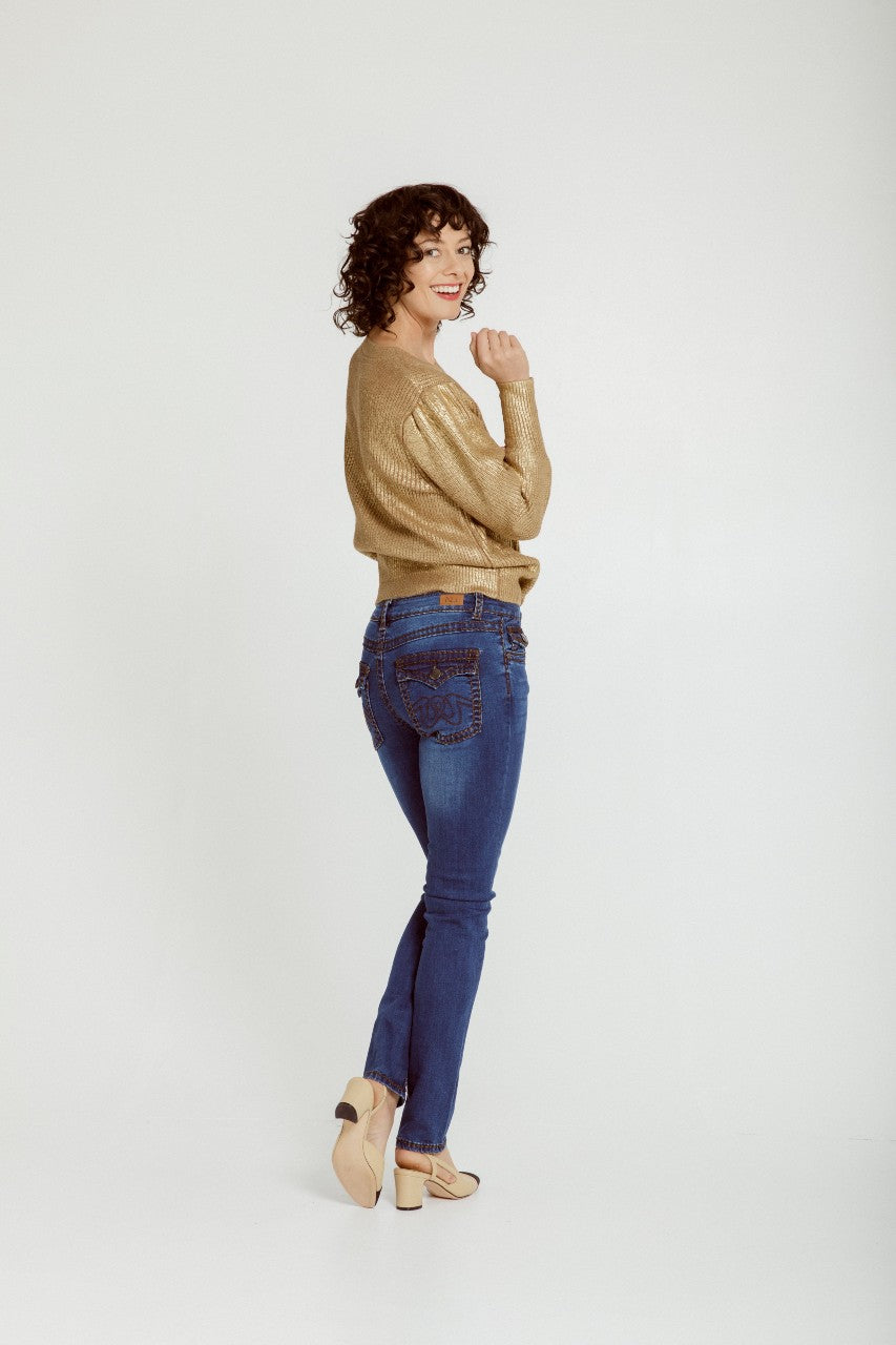 New London Jeans Chelsea Winter Bronze Stitch - Order Now