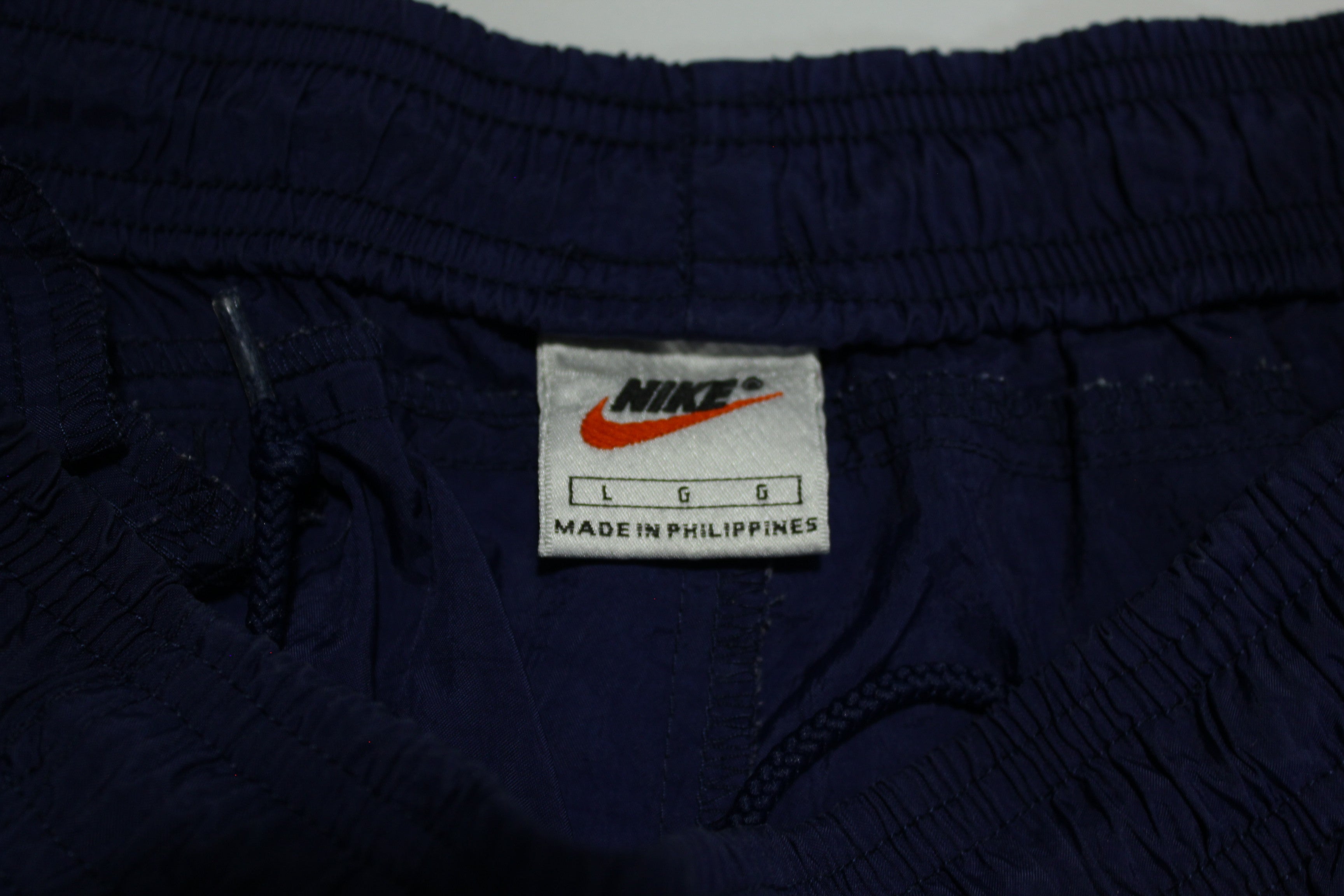 Nike 90's Vintage Blue Track Windbreaker Pants with White Tag