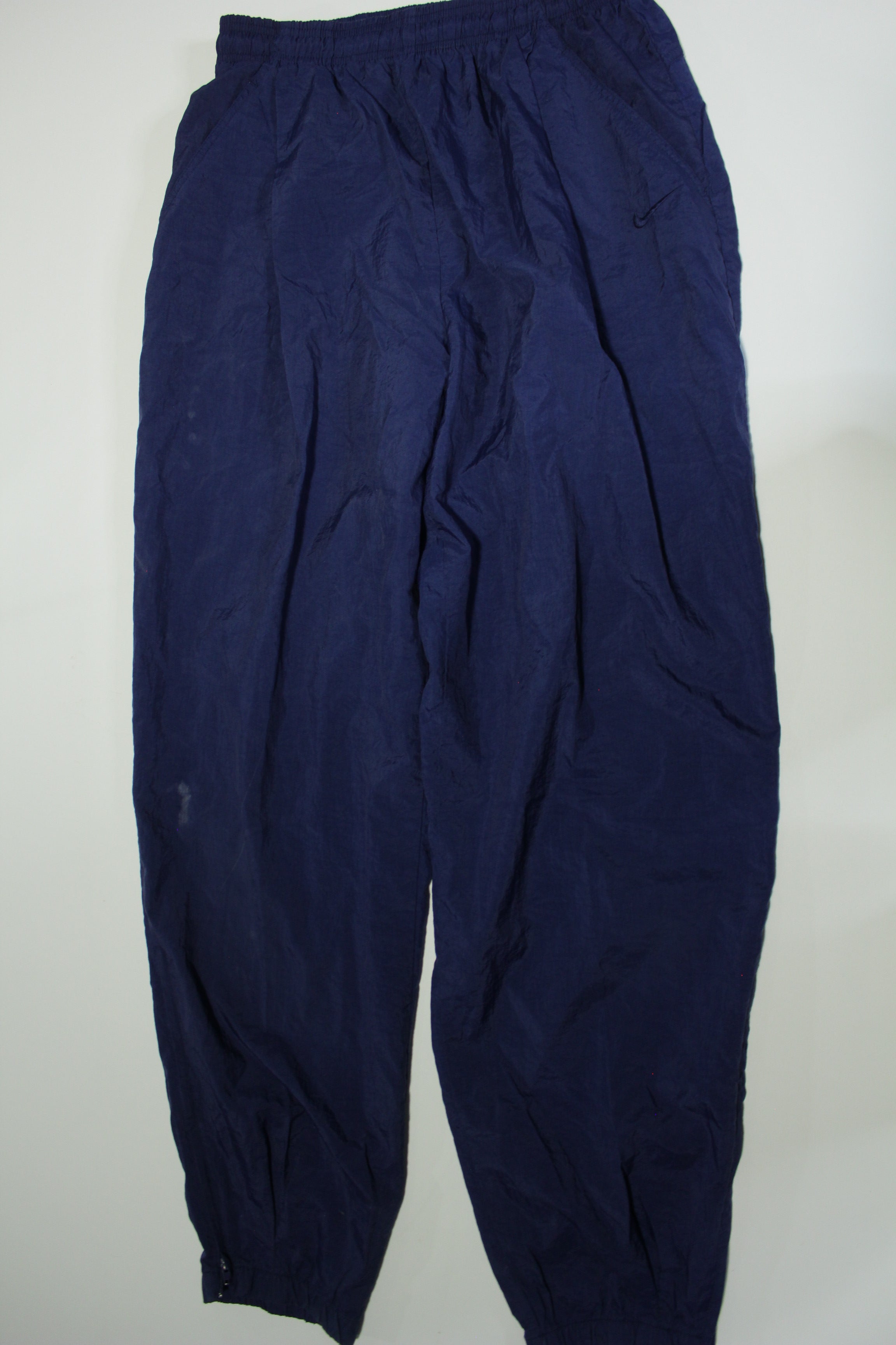 Nike 90's Vintage Blue Track Windbreaker Pants with White Tag