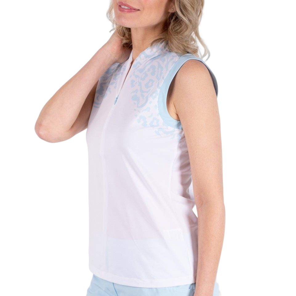 Nivo Polo Evelyn Ice Blue Sleeveless