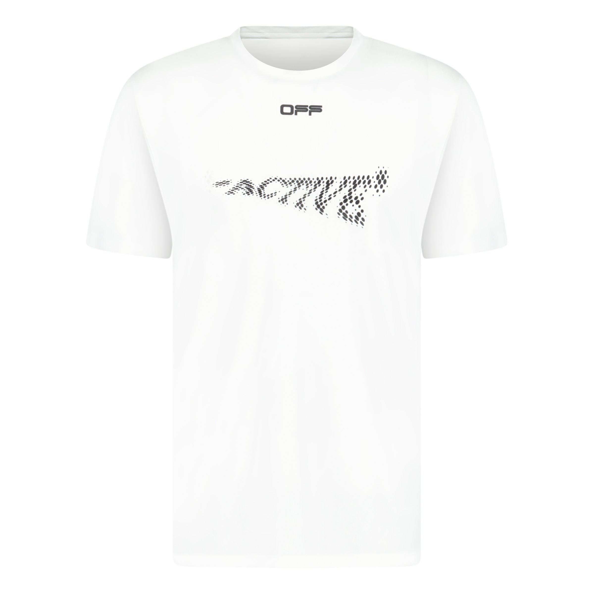 Off-White T-shirt for activewear in white color.